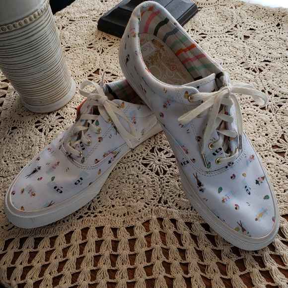 Keds Rifle Paper beach theme sneaker